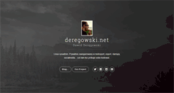 Desktop Screenshot of deregowski.net