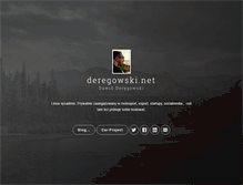 Tablet Screenshot of deregowski.net